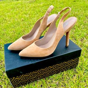 Charles David sling back pumps